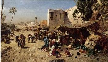 unknow artist Arab or Arabic people and life. Orientalism oil paintings 153 Germany oil painting art